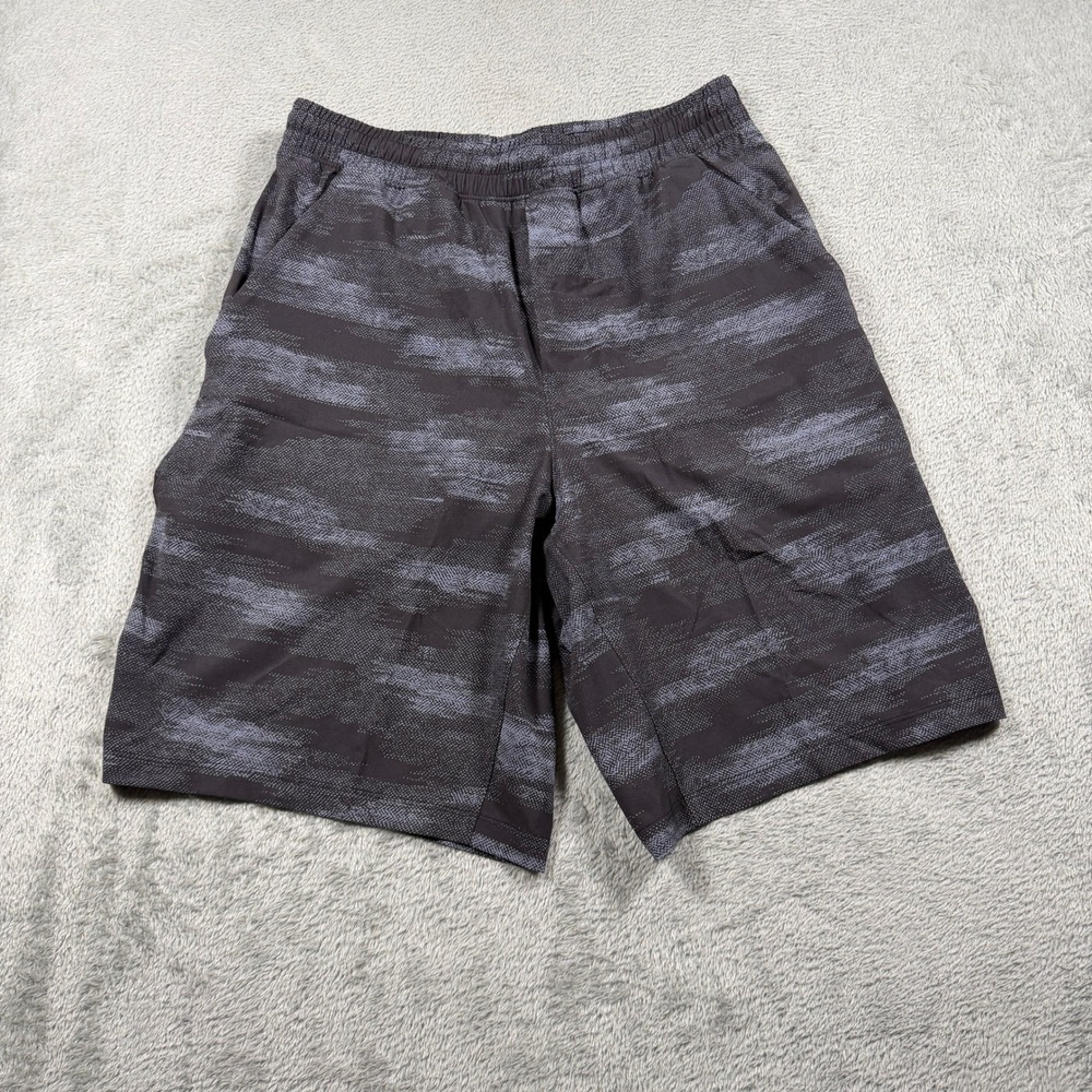 Lululemon Pace Breaker Lined Short 9" Mens Small Black Glitch Camo Gym Running